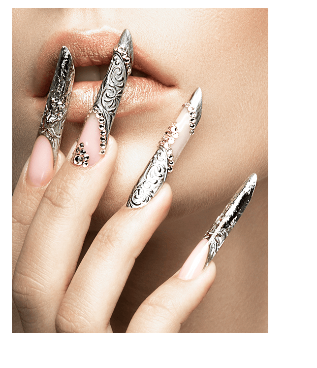 Beautiful nail art from our Vacaville salon